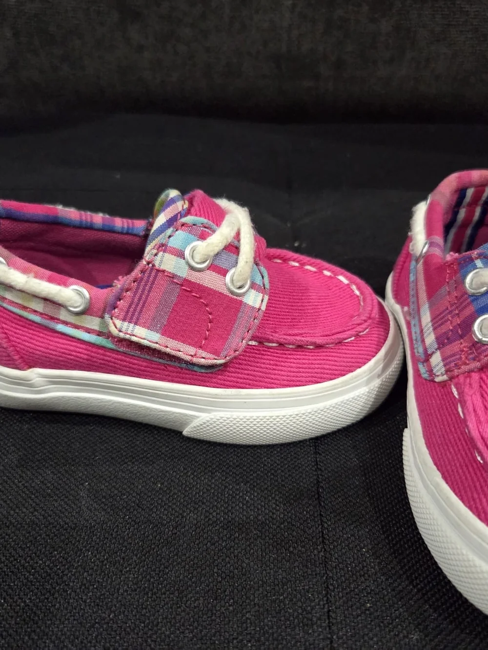 Ralph Lauren POLO Pink Canvas Boat Shoes/Sneakers